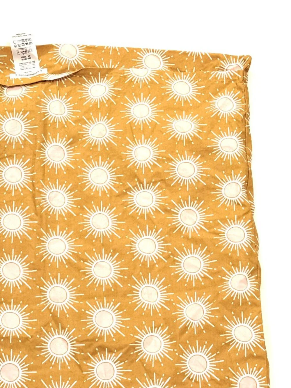 by Anthropologie Vanessa Organic Cotton Pillowcase Celestial Sun Discontinued